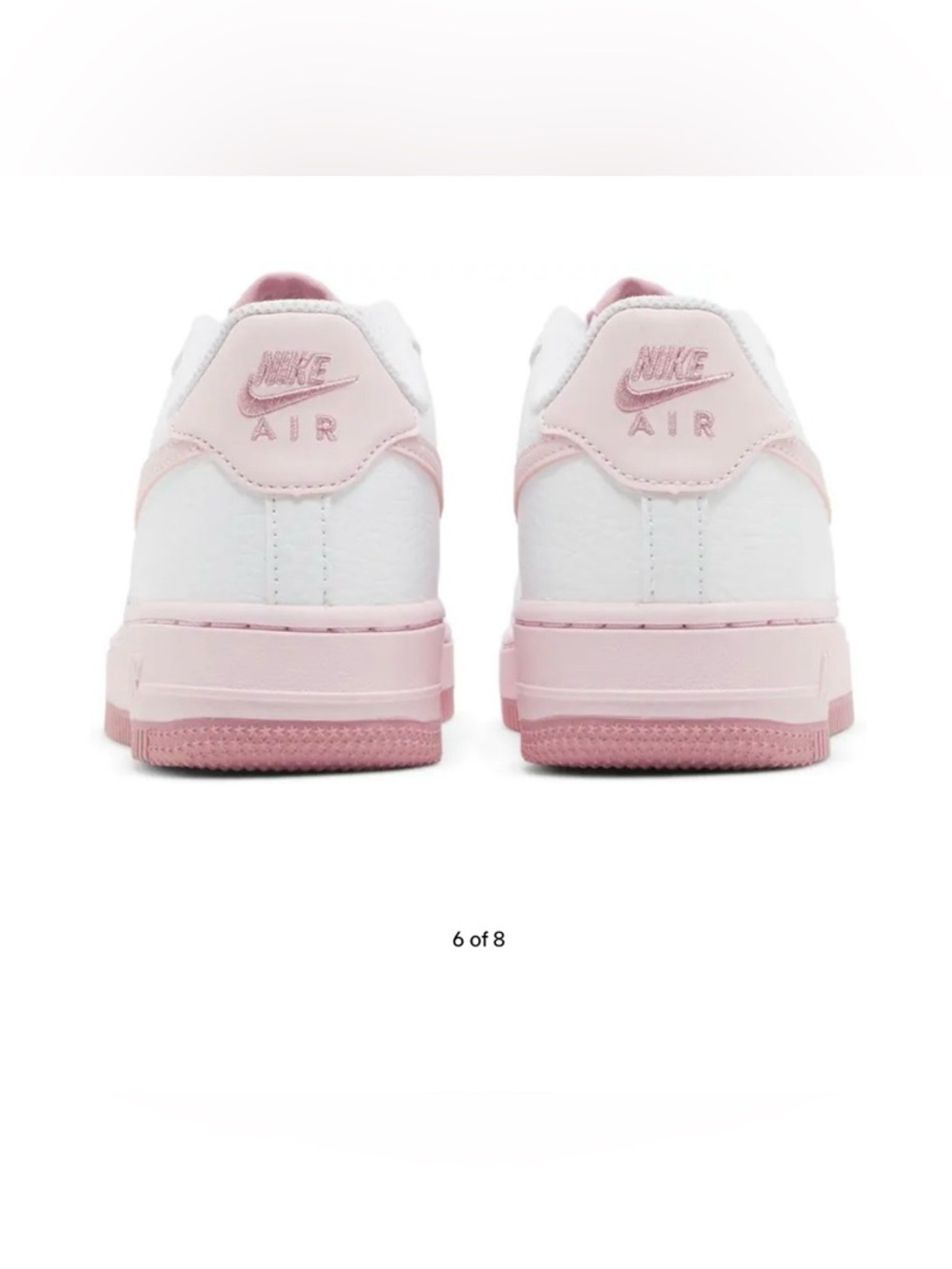 White/Pink Foam AF1 - Picture 5 of 5